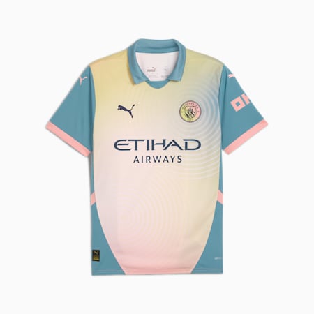 Manchester City 24/25 Fourth Men's Jersey, Rosebay-Bold Blue, small-AUS