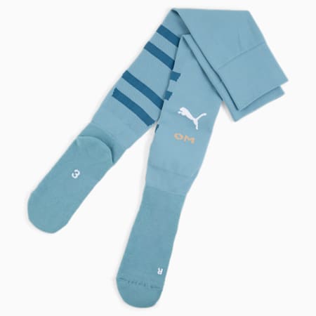 Olympique de Marseille 24/25 Graphic Socks Men, Bold Blue-Ocean Tropic, small