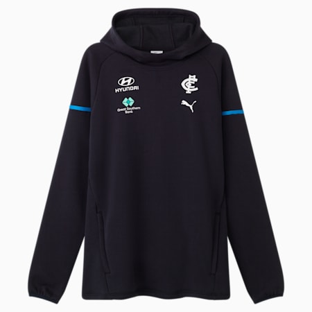 Carlton Football Club 2024 Men’s Team Hoodie, Dark Navy-PUMA White-CFC, small-AUS