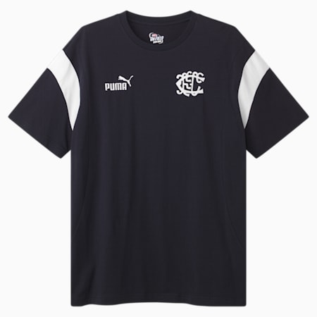 Carlton Football Club 2024 Men’s Heritage Tee, Dark Navy-PUMA White-CFC, small-AUS