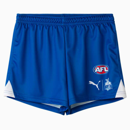 North Melbourne Football Club 2024 Men’s Replica Home Shorts, Surf The Web-NMFC, small-AUS