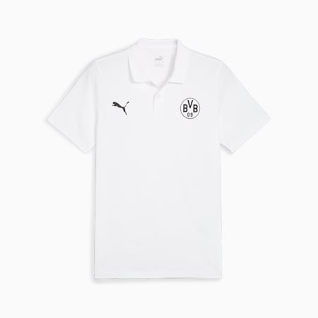 Borussia Dortmund Essentials Poloshirt, PUMA White, small