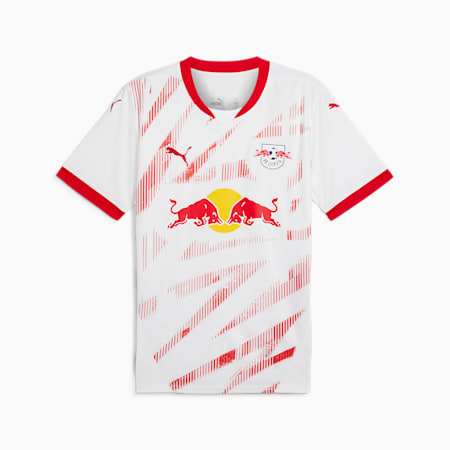 RB Leipzig 24/25 Home Men's Jersey, PUMA White-For All Time Red, small-AUS