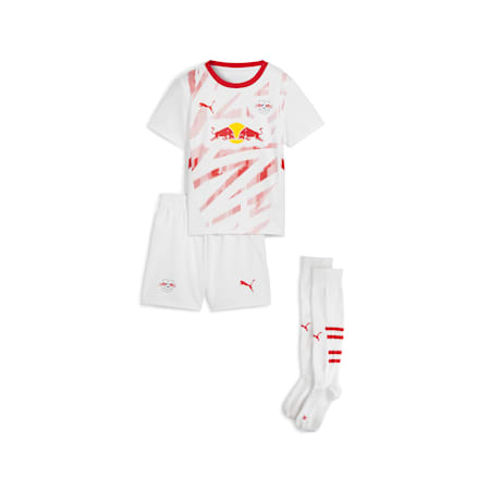 RB Leipzig 24/25 Home Minikit Kids, PUMA White-For All Time Red, small