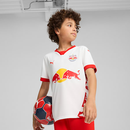 FC Red Bull Salzburg 24/25 Home Jersey Youth, PUMA White-PUMA Red, small