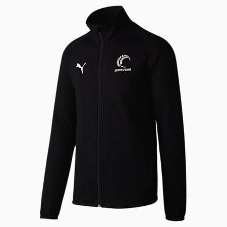 Silver Ferns Unisex Zip Up Jacket, PUMA Black-SF, small-AUS