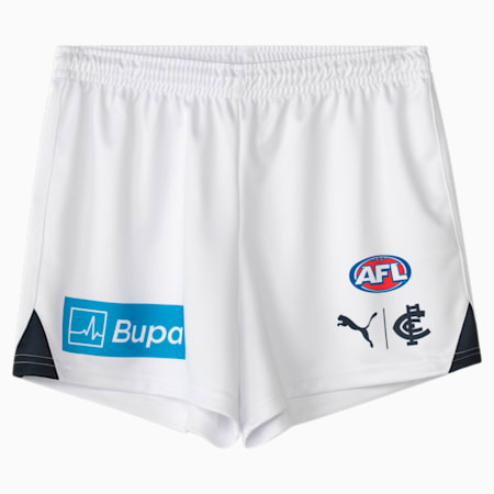 Carlton Football Club 2024 Men’s Replica AWAY Shorts, PUMA Navy-PUMA White-CFC, small-AUS