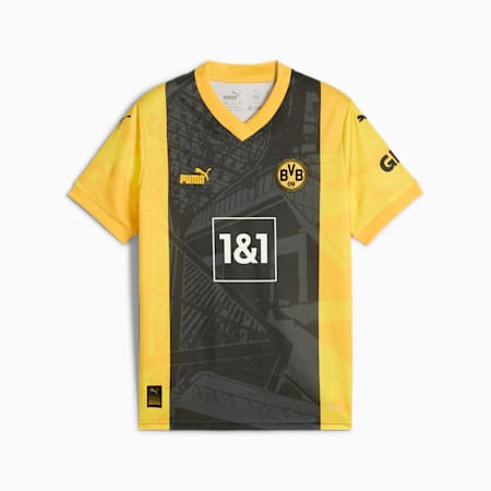 Młodzieżowa koszulka piłkarska Borussia Dortmund Special Edition, PUMA Black-Yellow Sizzle, small