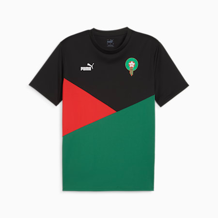 Maillot de football Maroc 23/24, PUMA Black-Vine-For All Time Red, small