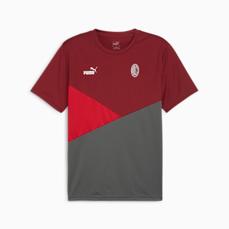 AC Milan Men's Poly Jersey, Team Regal Red-Fast Red-Cool Dark Gray, small-AUS