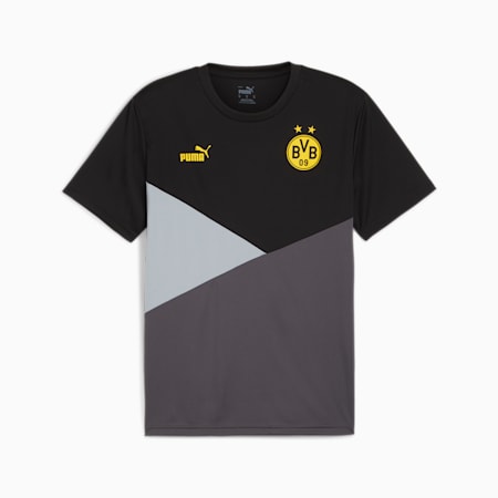 Borussia Dortmund Fußballtrikot, PUMA Black-Cool Mid Gray-Shadow Gray, small