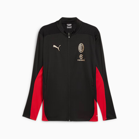 AC Milan Training Jacket Men, PUMA Black-For All Time Red, small