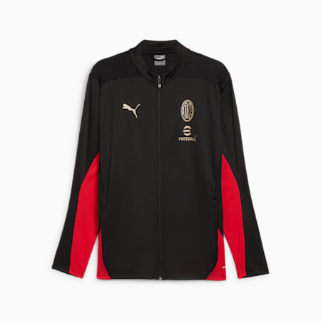 Giacca da allenamento AC Milan da uomo, PUMA Black-For All Time Red, small