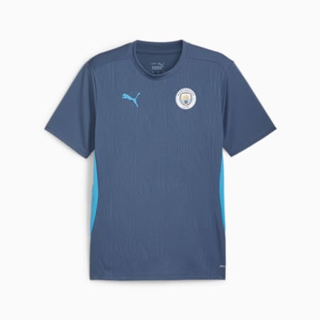 Manchester City Training Jersey Men, Inky Blue-Magic Blue, small