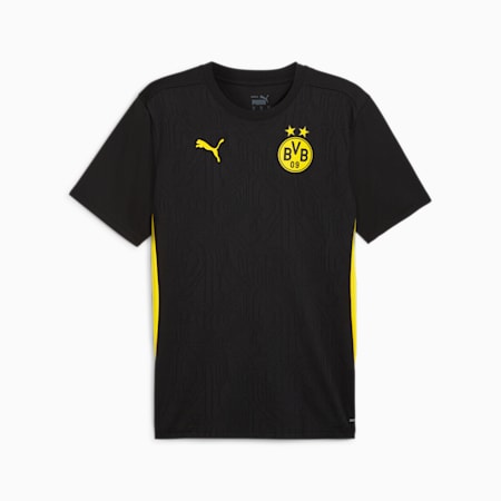 Borussia Dortmund Training Jersey Men, PUMA Black-Faster Yellow, small-SEA