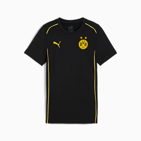 Borussia Dortmund Casuals Tee Youth, PUMA Black-Faster Yellow, small