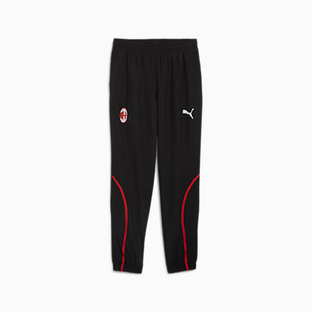 AC Milan Pre-match Woven Pants Men, PUMA Black-For All Time Red, small