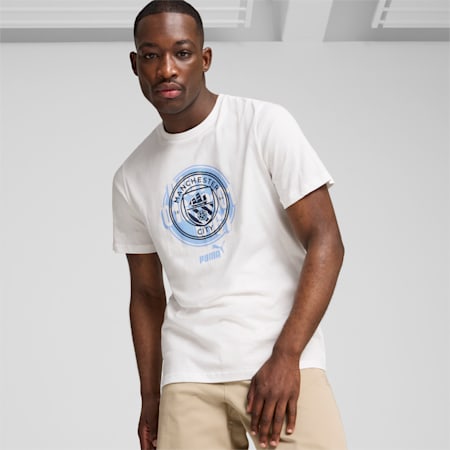Camiseta Manchester City ftblCULTURE para hombre, PUMA White, small