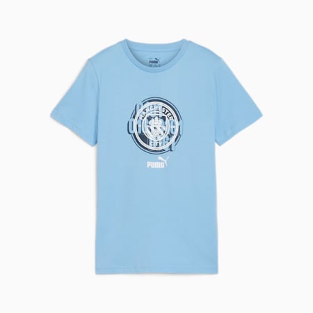 T-shirt Manchester City ftblCULTURE per ragazzi, Team Light Blue, small
