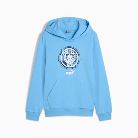 Manchester City F.C. ftblCULTURE Hoodie Teenager, Team Light Blue, small