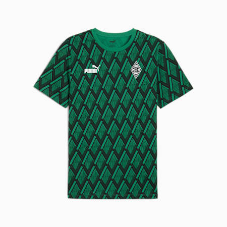 Borussia Mönchengladbach ftblCULTURE All-Over Print Tee Men, Archive Green-PUMA Black, small