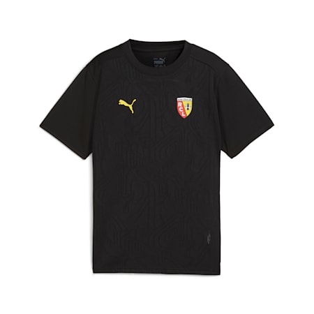 Maillot d’entraînement RC Lens Enfant et Adolescent, PUMA Black-Pelé Yellow, small