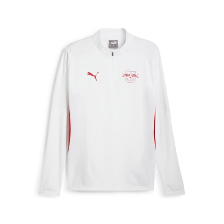 Haut d’entraînement à 1/4 zip RB Leipzig Homme, PUMA White-Club Red, small