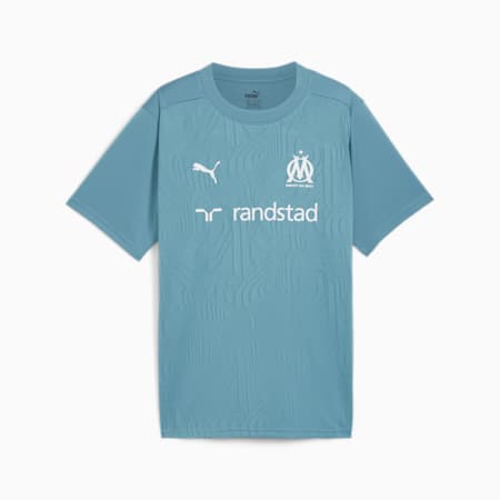 Olympique de Marseille Training Jersey Youth, Bold Blue-Putty, small