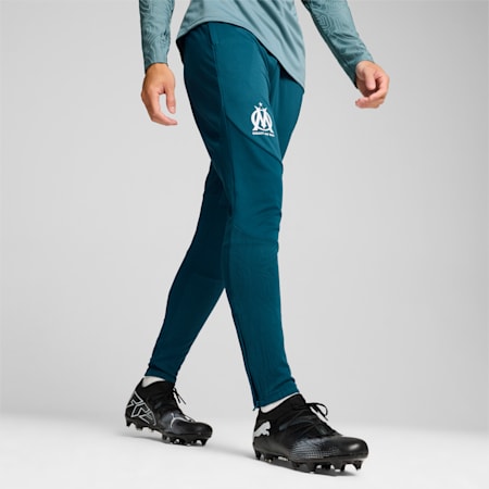 Pantaloni da training Olympique de Marseille da uomo, Ocean Tropic-PUMA White, small