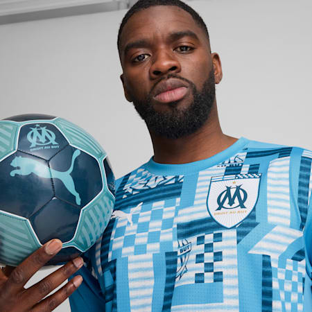Olympique de Marseille Official Pre match Tops PUMA