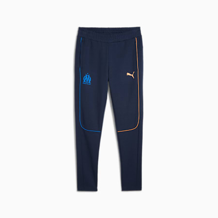 Olympique de Marseille Casuals Pants Men, Club Navy-Fluro Orange Pes-Ultra Blue, small