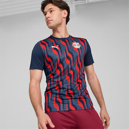 Maillot d'avant-match à manches courtes FC Red Bull Salzburg Homme, Club Navy-PUMA Red, small
