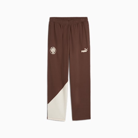 Pantaloni da tuta FC St. Pauli ftblCULTURE+ da uomo, Espresso Brown-Sugared Almond, small