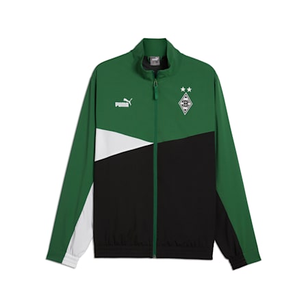 Borussia Mönchengladbach Woven Jacket Men, Vine-PUMA Black-PUMA White, small