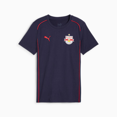 FC Red Bull Salzburg Casuals Tee Youth, PUMA Navy-PUMA Red, small