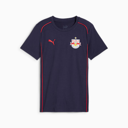 FC Red Bull Salzburg Casuals T-Shirt Teenager, PUMA Navy-PUMA Red, small