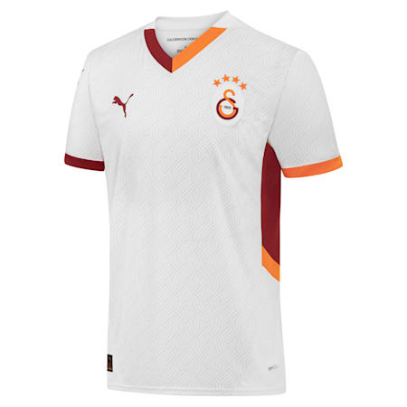 Galatasaray SK 24/25 Away Jersey Men, PUMA White-Red Rhythm, small