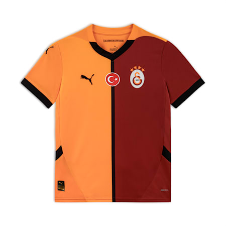 Galatasaray SK 24/25 thuisshirt voor jongeren, Red Rhythm-Intense Orange, small