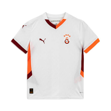 Galatasaray SK 24/25 Away Jersey Youth, PUMA White-Red Rhythm, small