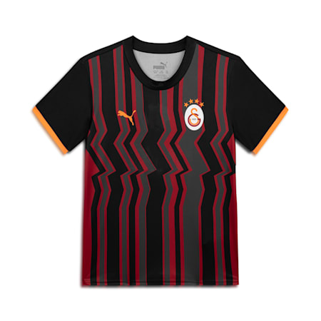 Galatasaray SK 24/25 Ausweichtrikot Teenager, PUMA Black-Intense Orange, small