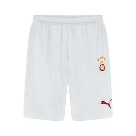 Galatasaray SK 24/25 Home Shorts Men, PUMA White-Red Rhythm, small