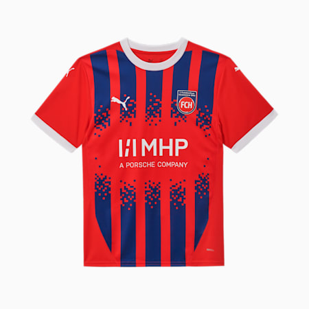 FC Heidenheim 24/25 Home Jersey Youth, PUMA Red-Clyde Royal, small