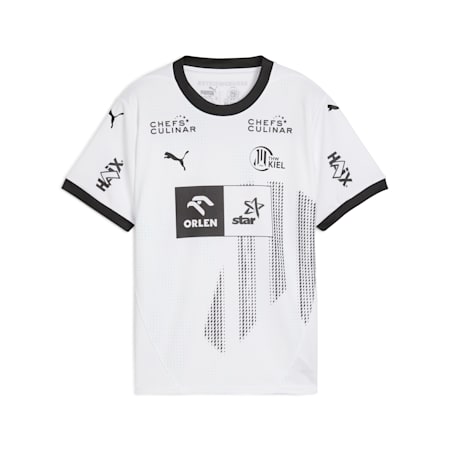 Maglia gara Home THW Kiel 24/25 per ragazzi, PUMA White-PUMA Black, small