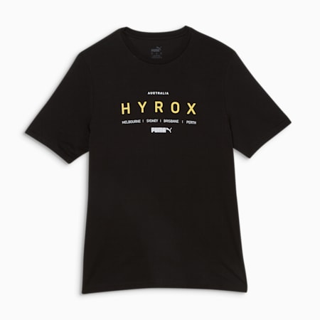 HYROX x PUMA 2024 Event Unisex Tee, PUMA Black-HYROX, small-AUS
