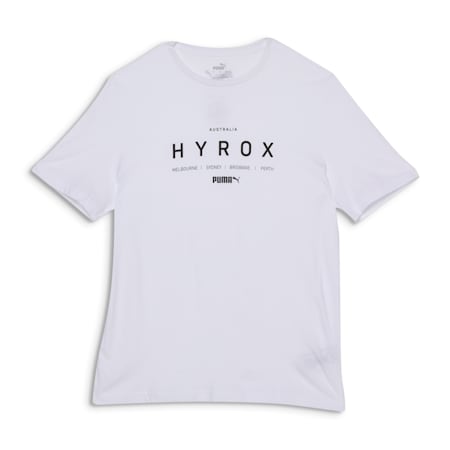 HYROX x PUMA 2024 Event Unisex Tee, PUMA White-HYROX, small-AUS