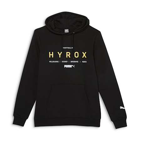 HYROX x PUMA 2024 Event Unisex Hoodie, PUMA Black-HYROX, small-AUS