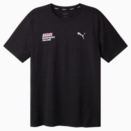 Nedd's Uncomfortable Challenge Men's Running Tee, PUMA Black-NUC, small-AUS