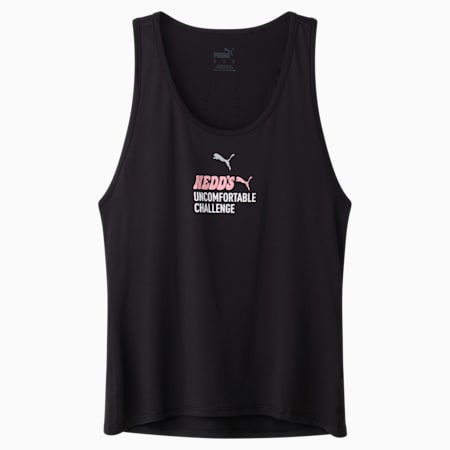 Nedd's Uncomfortable Challenge Women's Running Tank, PUMA Black-NUC, small-AUS