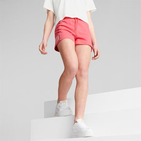 Girls Logo Cropped Tee Youth, PUMA White-Loveable, small-DFA