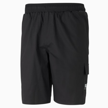 SUMMER COURT Men's Cargo Shorts, Puma Black, small-SEA